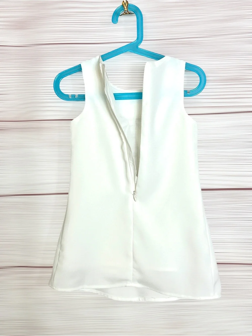 White Girls Summer Dress Sleeveless A-line Bow Print sz 100 US 3